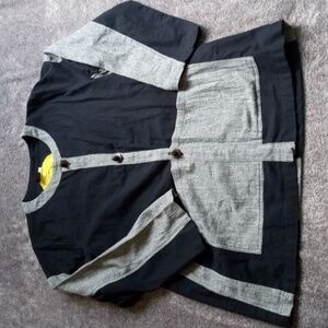 Cupcake International 100% cotton lightweight jacket/button down top